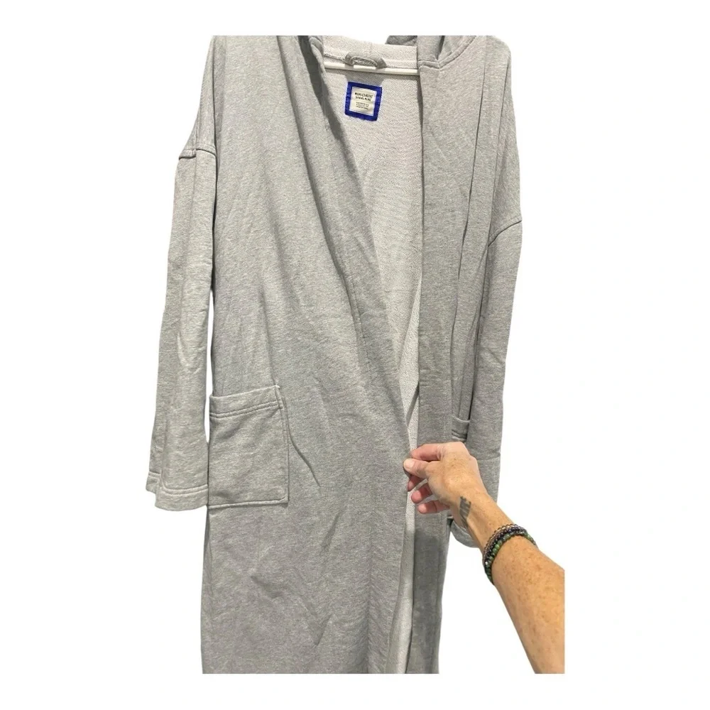 UNISEX HOODED BATHROBE SWEATSHIRT MATERIAL fleece lining Mothers Day gift sporty